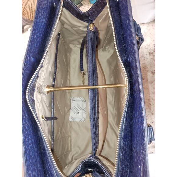 NWT Brahmin Kyanite Havisham Small Finley Satchel - Picture 7 of 7